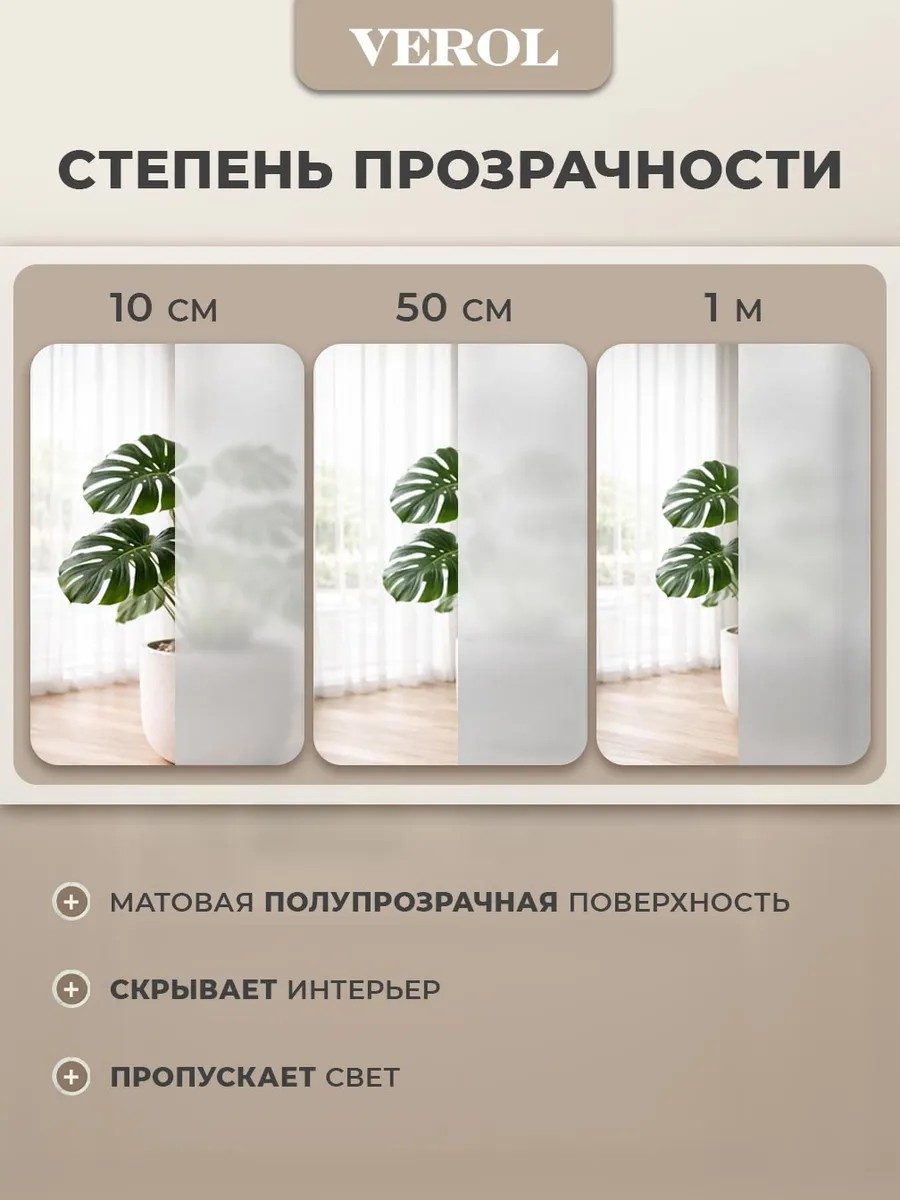Плёнка самоклеящаяся на окно от солнца «Однотонный»