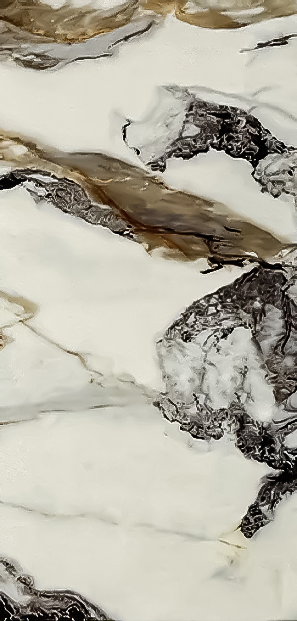 Самоклеящаяся панель "Текстура. Мрамор", 30*60 см, 10 шт., молочный, коричневый