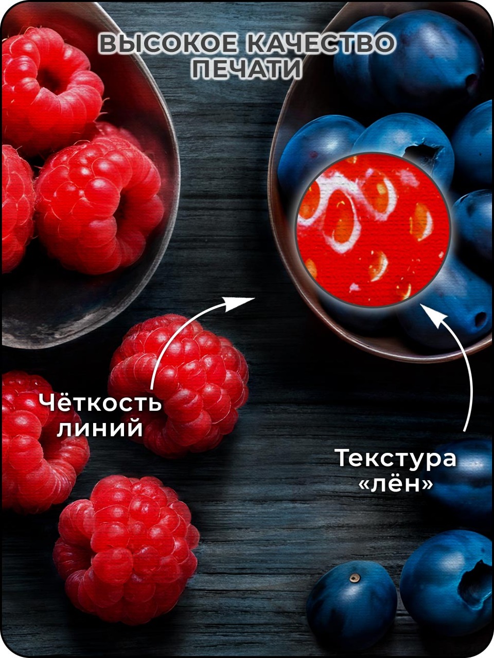 Флизелиновые фотообои 3d на стену Ягоды